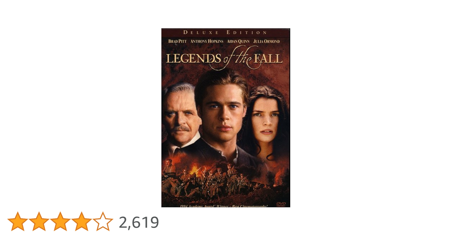 Amazon.co.jp: LEGENDS OF THE FALL : DVD